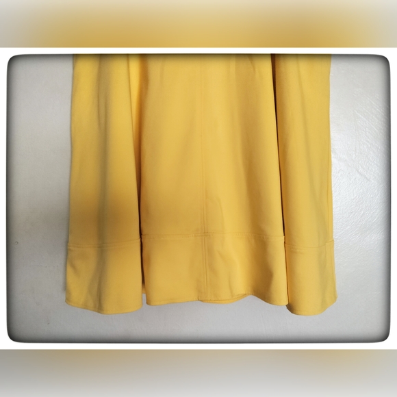 Lane Bryant Butter Yellow A-Line Knee Length Skirt Sz 2XL - Picture 4 of 5
